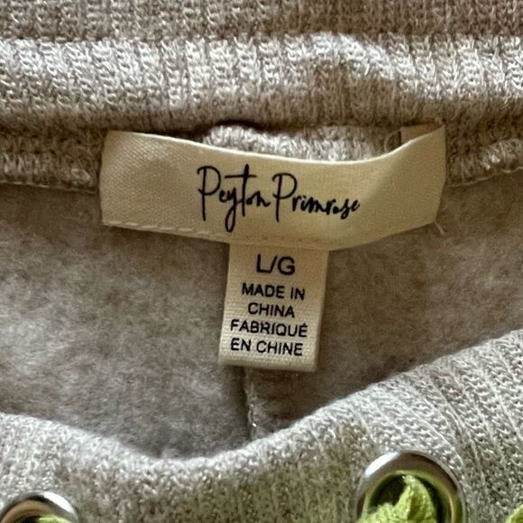 NWT PEYTON PRIMROSE BOUTIQUE PULL ON PANTS OATMEAL HEATHER SIZE LARGE - Picture 3 of 14